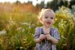 Little baby in a meadow