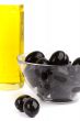 black olives and oil