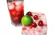 Cherry juice with ice