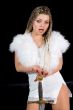 Sexy girl with sword