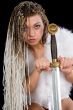 Sexy girl with sword