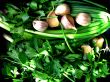 Vegetable garlic onion parsley