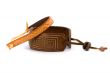 two leather bracelets
