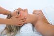 facial massage to the girl