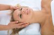facial massage to the girl