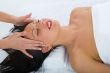 facial massage to the girl
