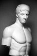 Sculpture of the man