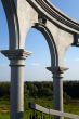 Landscape through an arch