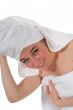 Beautiful girl with towel