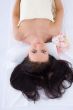 Attractive woman getting spa treatment
