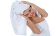 Beautiful girl with towel