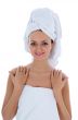 Beautiful girl with towel