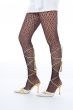 Long woman legs  in white dancing-slippers