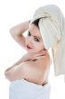 Beautiful girl with towel