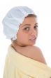 Beautiful girl with bathrobe