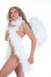 portrait of the nude blonde-angel with blue eyes