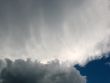  Thunderclouds. Front line