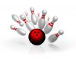 Bowling strike vector illustration