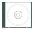 Vector blank cd box