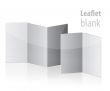 folded blank menu for your design