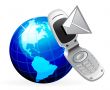 Send and Receive SMS Messages. Communication concept. Mobile pho
