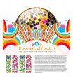 abstract disco background 