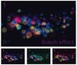 Abstract lights bokeh effects