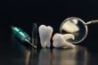 Real Human Wisdom teeth and Dental instruments