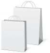 Vector shopping paper bags