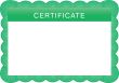 Classic guilloche border for diploma or certificate