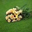  Bouquet of yellow callas and roses