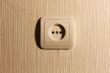 Wall plug with a sharp shade