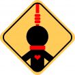 Suicide danger icon, Unfortunate love, depression sign Self-Dest