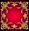 illustration background gold pattern