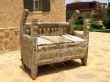 Oriental wooden bench