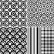 Collection seamless patterns