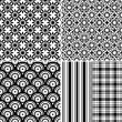 Collection seamless patterns
