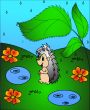 The Hedgehog under sheet