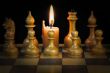 Chess and candle