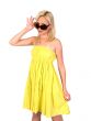 Female in a yellow dress.