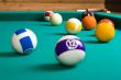Pool balls.