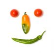 Vegetable face.