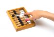Wooden abacus.