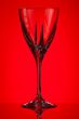 empty crystal glass