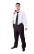 young man in black suit with gun