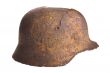 German rusty military helmet