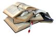 Old vintage Book on white background