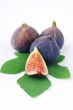 Fresh figs on white background 