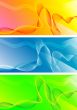 Set of abstract banners