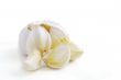 Garlic isolated on white background